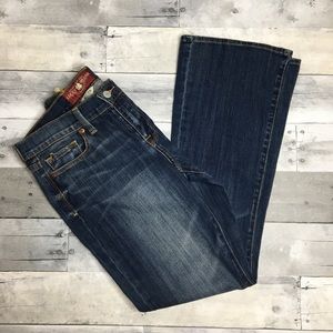 Lucky Brand Sofia Boot Cut Ankle Jeans Mid Rise